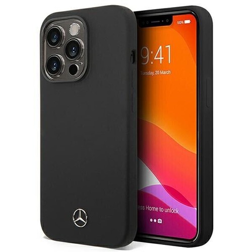 MERCEDES-BENZ Backcover Hülle Case Apple iPhone 14 Pro schwarz Stern B-Ware neu - Bild 2 von 4