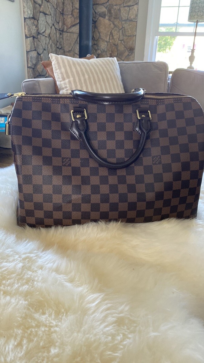 【希少】 LOUIS VUITTON Damier Ebene Speedy 35 ハンドバッグ Louis Vuitton Speedy 35 Damien Ebene | eBay