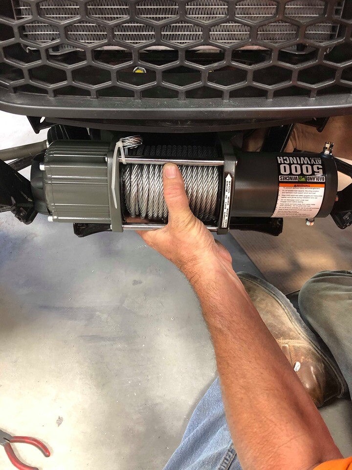 PBR Products Honda Pioneer 1000 10005 Winch Mount 5000 Badlands Winch