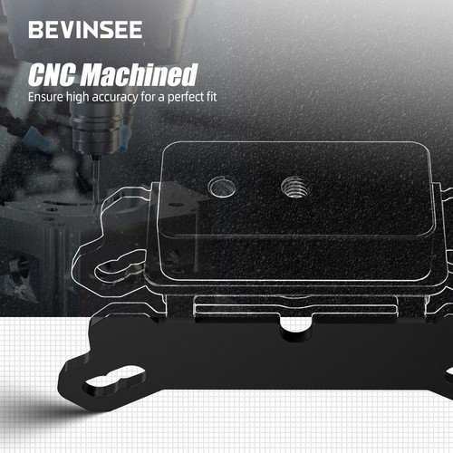 BEVINSEE Billet Aluminum 3-4 Ton Set Jack Stand Adapters For BMW For MINI - Picture 5 of 13