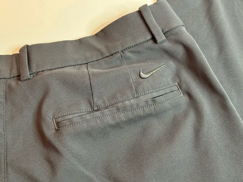 Nike Golf Pants Stretch Dri Fit Performance Gray Flat Mens Size 34”x32” - Picture 4 of 10