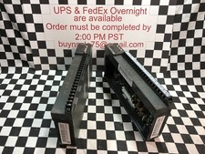 2X MITSUBISHI A62DA, A6-2DA, OUTPUT MODULE ANALOG OUTPUT 2CHANNEL BOX 12 "D"