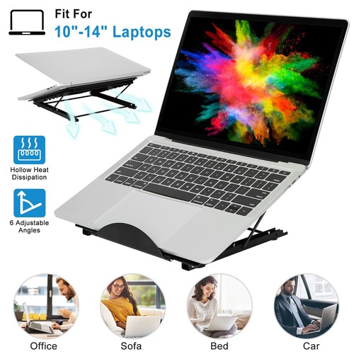Portable Foldable Notebook Laptop Desk Table Stand Bed sofa Tray Adjustable US - Picture 123 of 134