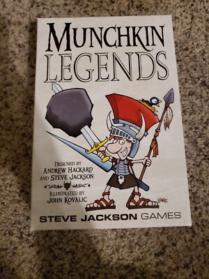 MUNCHKIN  LEGENDS Steve Jackson Games 2014 John Kovalic artwork complete 