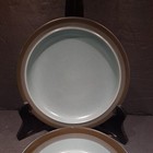 Vtg Collection MCM Arrow Stone Navajo Blue Kasuga Japan 3 Bread 1 Dessert bowl — photo 2