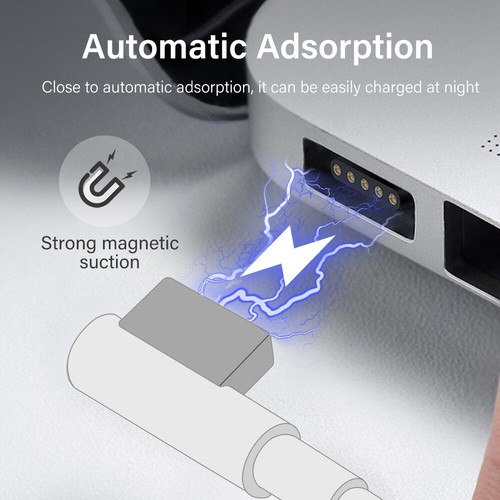 USB C Type C to Magsafe2 Magsafe1 Charger Cable for Macbook Air/Pro 45W 60W 85W - Picture 5 of 12