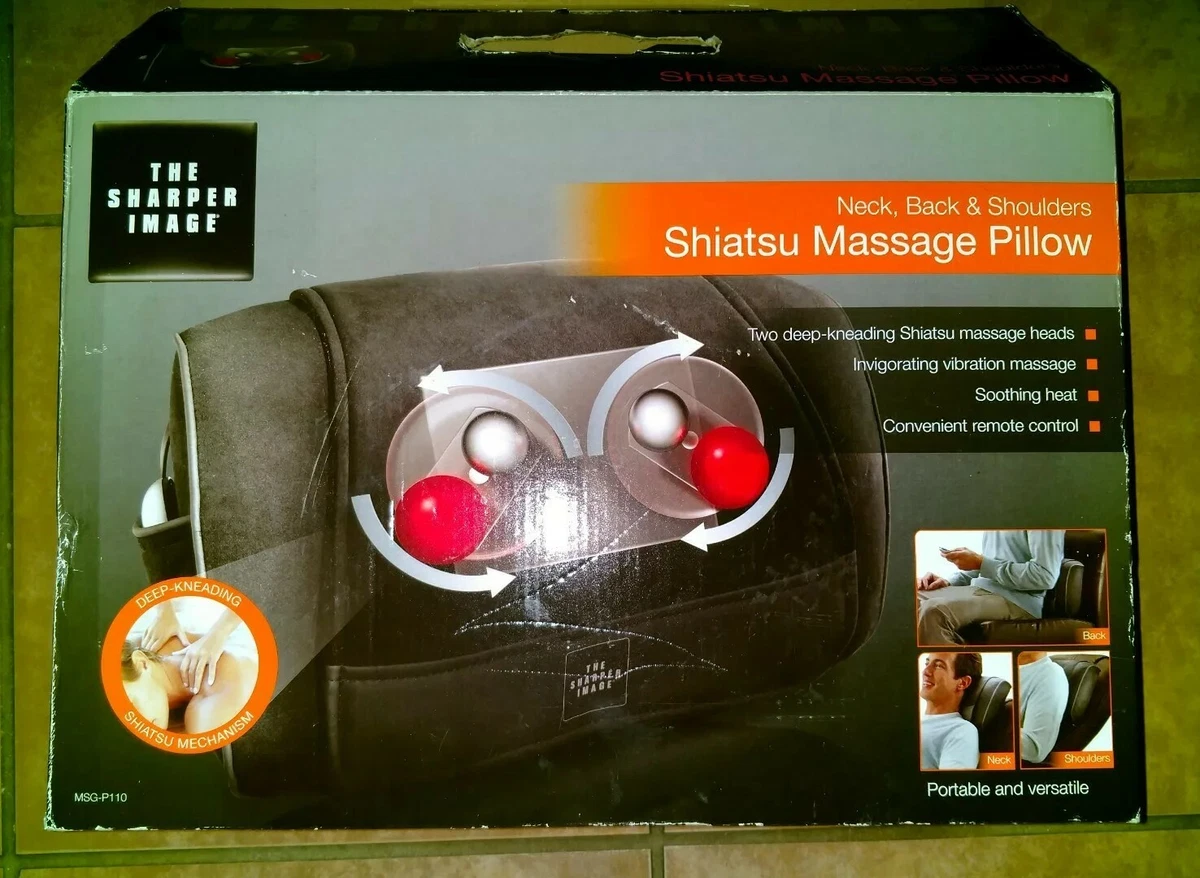 Sharper image shiatsu clearance and heat massage pillow