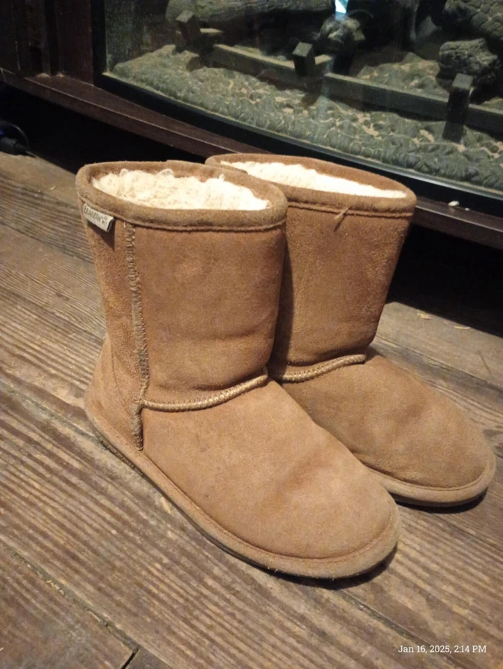 Bearpaw Juvenil Talla 1 "Emma Niñas Gamuza" Más Botas Vaqueras Extra Foto 4 de 4