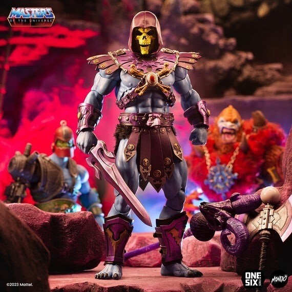 1/6 Masters of the Universe Skeletor Reissue Figure Mondo | eBay