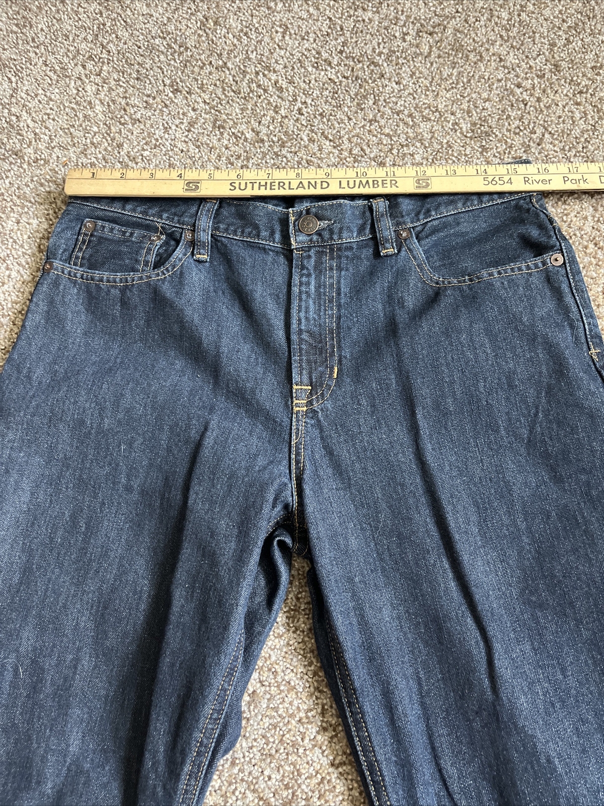 Polo Ralph Lauren Jeans Youth Boys 20 Straight Leg Dark Wash Denim 31x28 - View 6