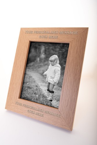 Personalised Wooden Photo Frame Valentine Anniversary Birthday Wedding Gift 6x4 - Picture 3 of 3