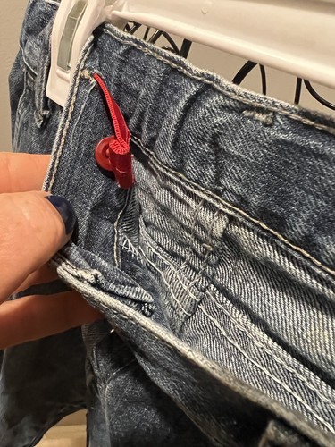 Wrangler Boys Blue Jean Carpenter Shorts Size 10 Waist Adjustable 5 Pocket Denim - Picture 4 of 6