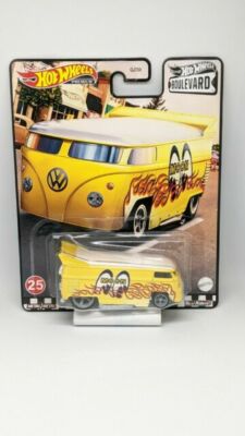 ホットウィール　VW ドラッグバス　ゴールド 2021 Hot Wheels Premium Boulevard #25 VOLKSWAGEN DRAG BUS Yellow w