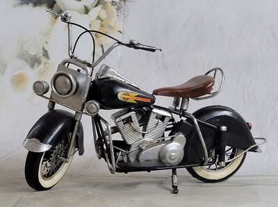 New 1948 Indian Motorcycle Blue 1:8 Scale DieCast Road Cruiser