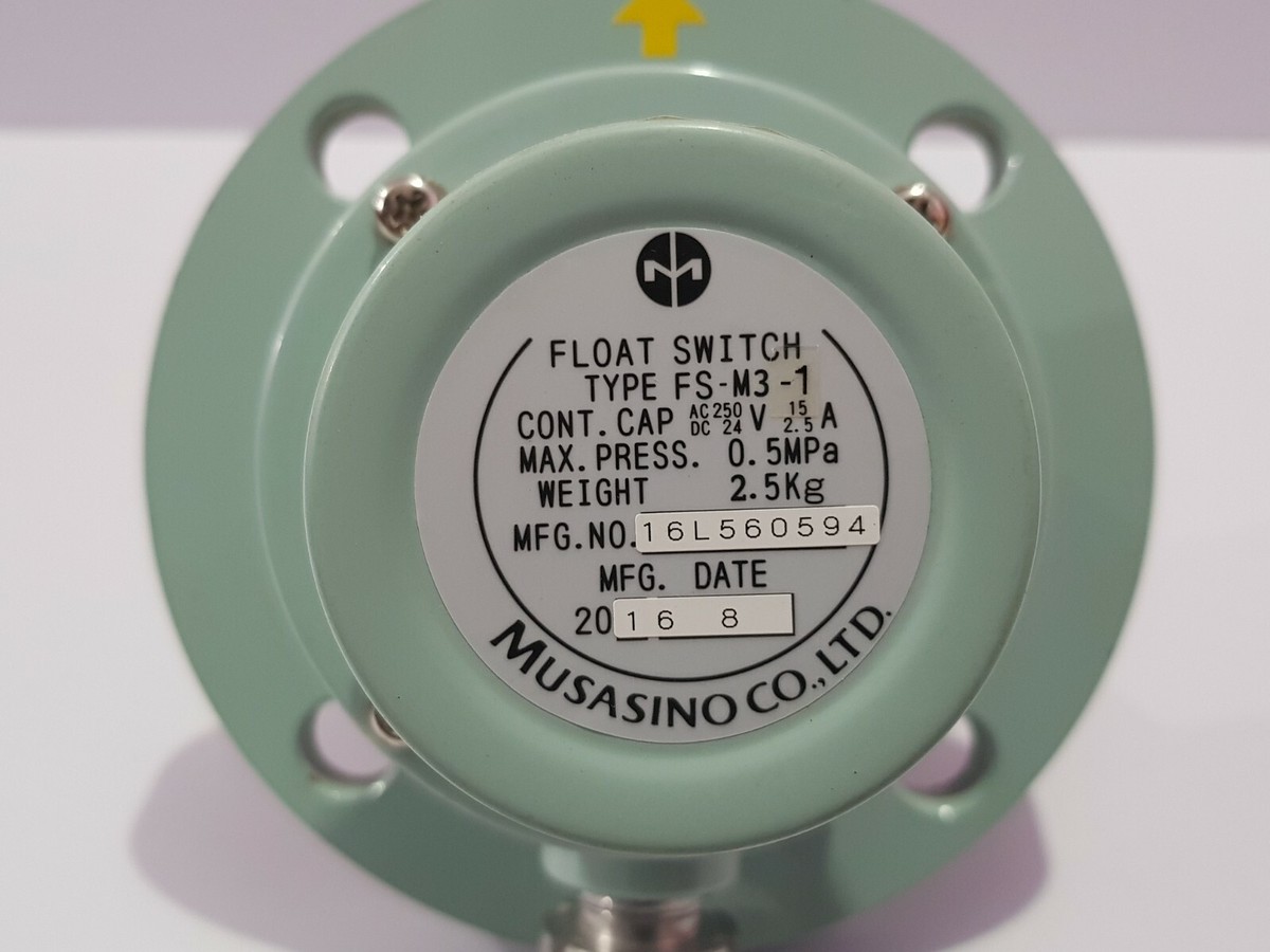 MUSASINO FS-M3-1 FLOAT SWITCH | eBay