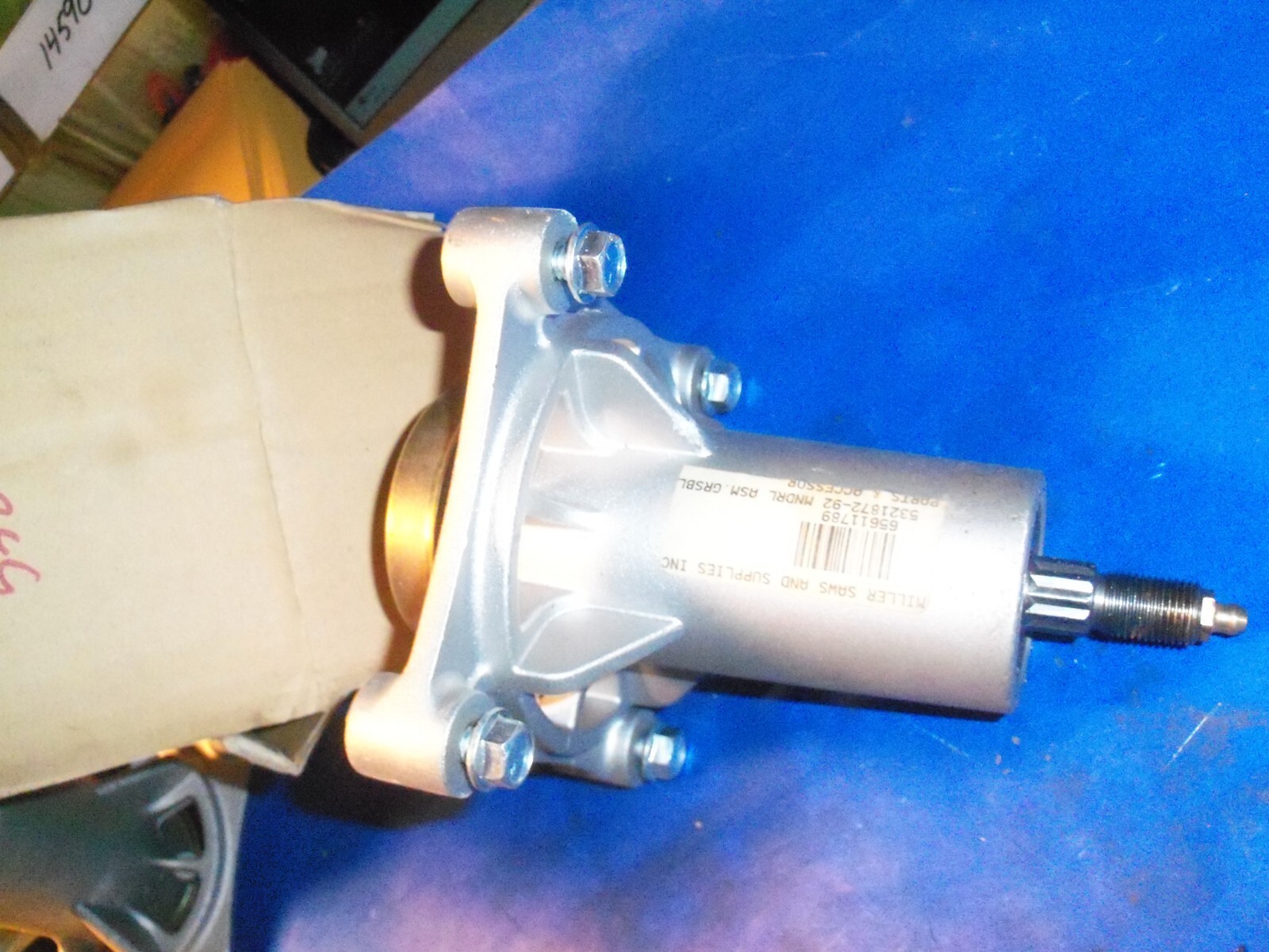 KIT PULEGGE MANDRINO 2 PONTI ADATTO ARTIGIANO 42"" 46"" 48 - Foto 6