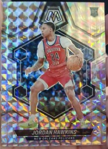 2023-24 Panini Mosaic - Jordan Hawkins RC - Silver Mosaic Prizm #243 Pelicans