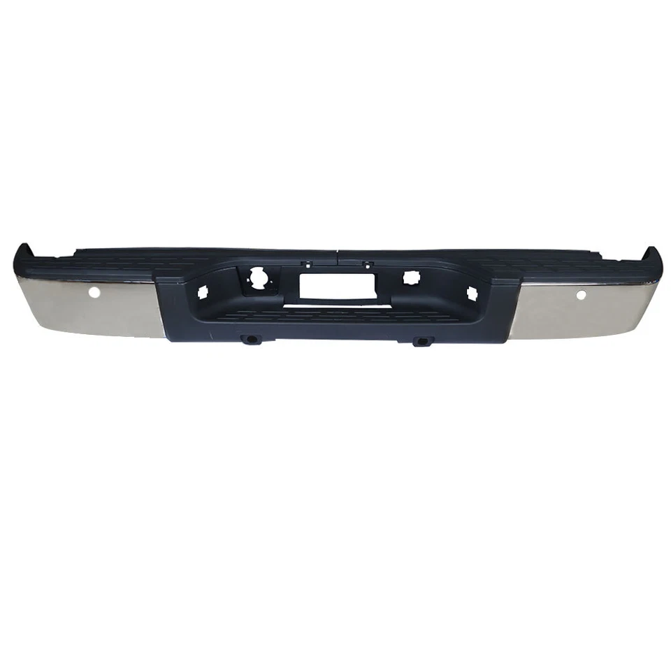 Conjunto de parachoques trasero de acero cromado para Chevy Silverado GMC Sierra 1500 2007-2013 Foto 4 de 4