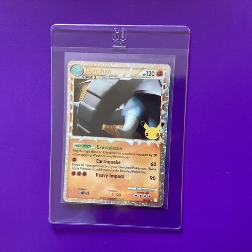 2010 Pokemon Card Celebration Classic 107/123 Donphan (prime) ologramma inverso - Foto 5 di 5