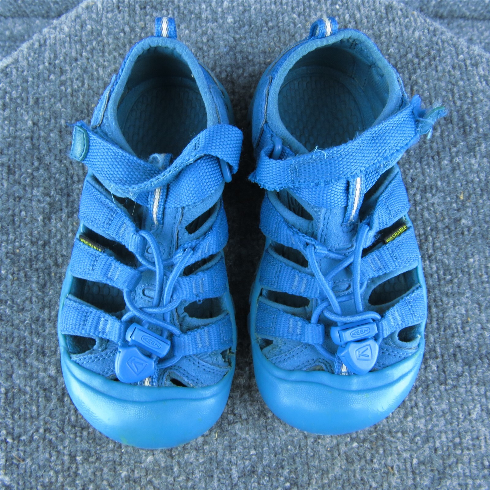 Scarpe da pescatore unisex KEEN blu con coulisse sintetica taglia T 12 Medium