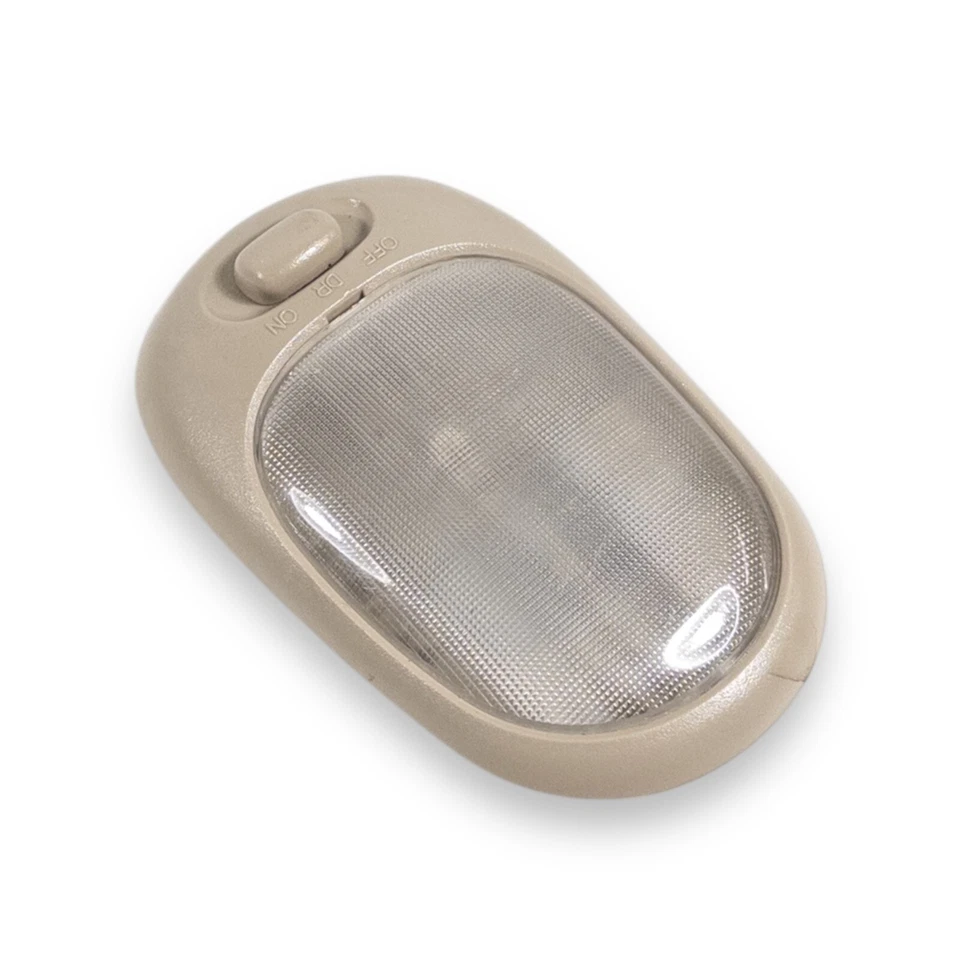 1995-1999 Hyundai Accent Tan Overhead Rear Center Dome Roof Map Light OEM - Image 4 of 4