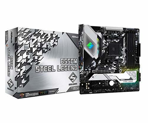ASRock B550M Steel Legend MicroATX Motherboard AMD Ryzen 5000-3000