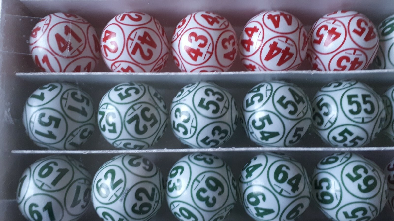 Bingo Balls Bingo Blower Balls 38mm Table Tennis Balls Vintage Used eBay