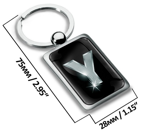 Portachiavi lettera dalla A alla Z + confezione regalo portachiavi acciaio inox - Foto 88 di 92