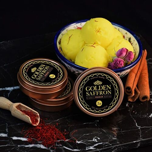 Golden Saffron, Finest Pure Premium All Red Saffron Threads, Grade A+ - Picture 8 of 45