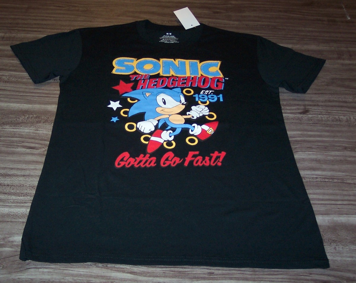 VINTAGE STYLE SONIC THE HEDGEHOG Video Game Est 1991 T-Shirt