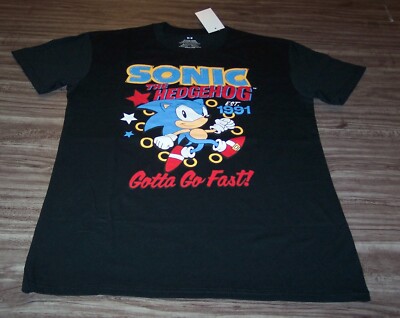 VINTAGE STYLE SONIC THE HEDGEHOG Video Game Est 1991 T-Shirt MENS