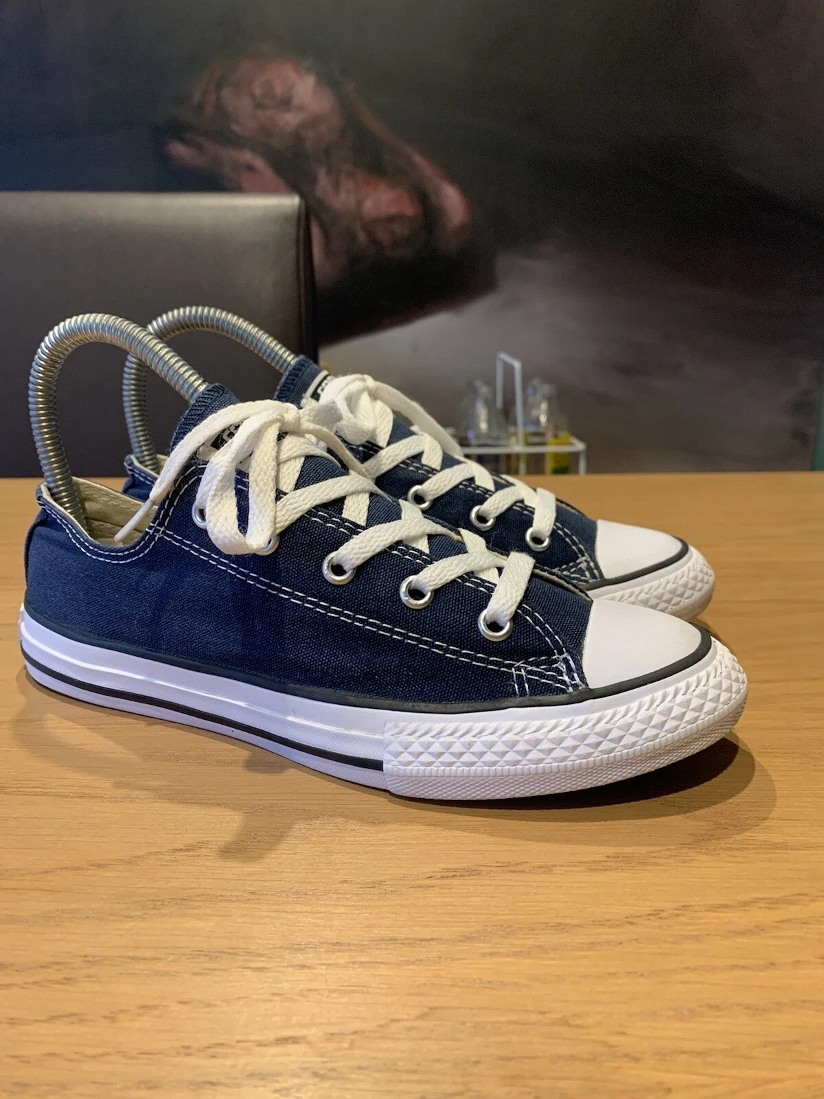 Sneakers stringate blu Converse All Star taglia 2 EU 34 ex condizioni