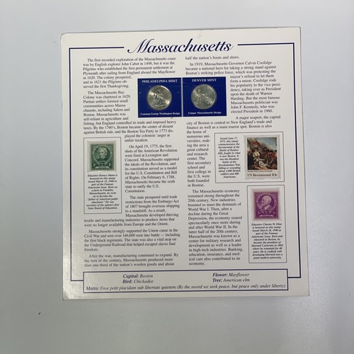 Lots of 5 Statehood Quarters Collection: P & D With Stamps - Picture 9 of 11