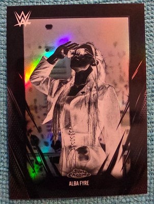 2026 Topps Chrome WWE Alba Fyre #184 Negative Refractor