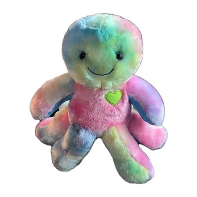 Build A Bear Cubscription 12'' Plush Octopus Tie Dye Rainbow 2023 Culture Fly