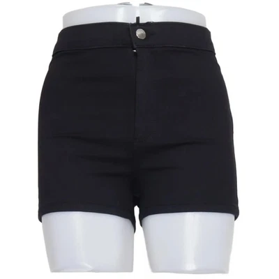 Topshop, Jeans Shorts, Größe: 38, model: joni, Schwarz #iGU - Bild 1 von 4