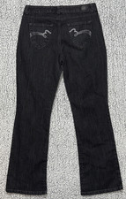 Bandolino Blu Women's Lane Straight Jeans Size 10 Black