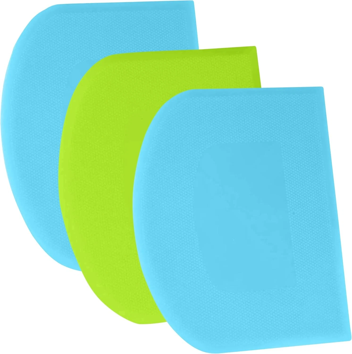 SURDOCA Dough Scraper Bench 15x11cm/5.9x4.3'', Blue+Green+Blue