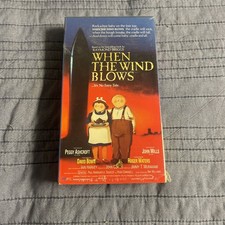 1986 WHEN THE WIND BLOWS 1st Release VHS Tape DAVID BOWIE Roger Waters