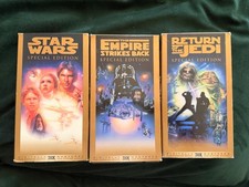 Star Wars Trilogy (VHS, 1997, Special Edition Gold)
