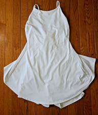 Old Navy Performance White Mini Skort Dress XLP Adjustable Straps Pickleball