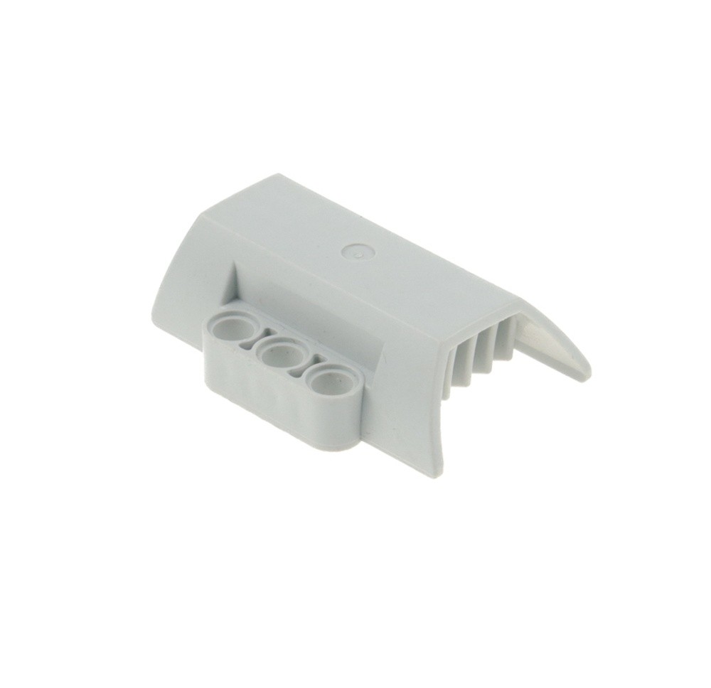 1X Lego Technic Motor Block Side Cover Very Light Gray Half 61069