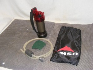 MSR AIRSPRING ACCUMULATOR BACKCOUNTRY PUMP CERAMIC WATER FILTER SYS W/BAG*TESTED