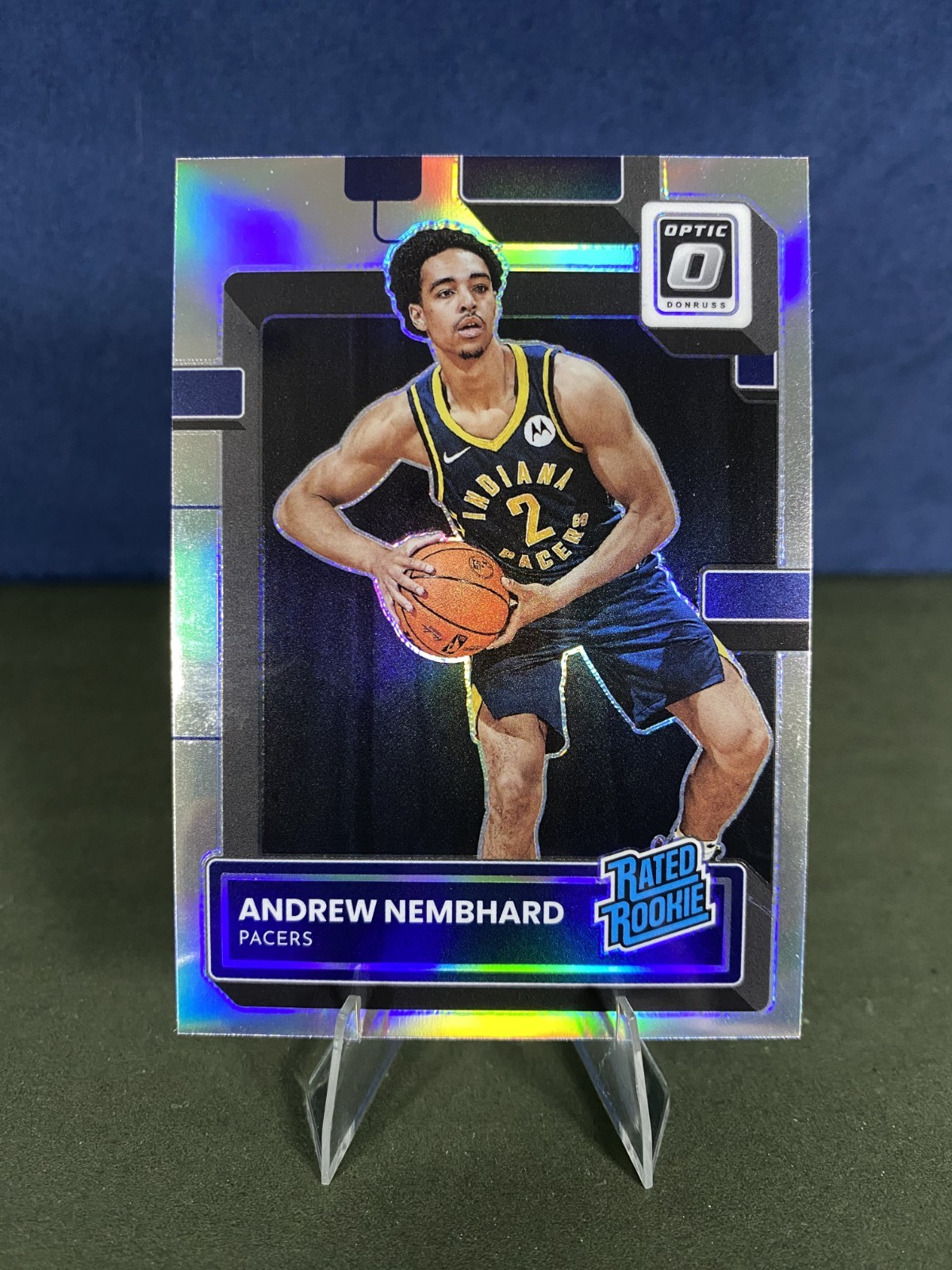 Andrew Nembhard, 2022-23 Optic Holo, Rated Rookie, #230 (RC)