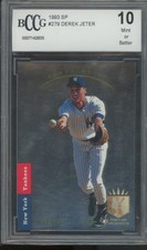 1993 Upper Deck SP Baseball Derek Jeter #279 RC Rookie BCCG 10