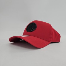 Nike Jordan Rise Jumpman Patch Swoosh Flex Hat Rise Cap Adult L/XL Red NEW