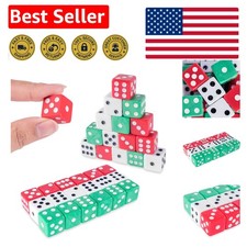 Standard 16mm Dice Set - 18 Colorful Dice for Family Board Games  Fun Learning