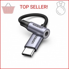 UGREEN USB C to 3.5mm Audio Adapter Type C to Headphone Aux Jack Dongle 24bit/96