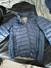 Tumi Men s Blue Down Puffer Jacket Full Zip S...