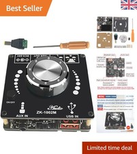 Compact 100W Dual Channel Bluetooth 5.0 Amplifier - Ideal for DIY Audio Projects